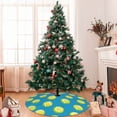 thumbnail image 7 of KLL 30" Christmas Tree Skirt Ball Tennis Xmas Tree Skirts Mat for New Year Xmas Holiday Party Indoor Outdoor Home Decoration, 7 of 7