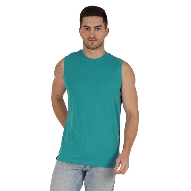 Inkmeso Men's Lightweight Cotton Tank Tops Moisture Wicking Sleeveless Shirts Workout Muscle Tank