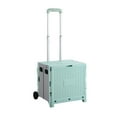 thumbnail image 1 of Mistaha Portable Folding Shopping Cart with Telescopic Pull Bar and Smooth Pulleys - Multi-functional Storage Box for Outings and Camping - Sturdy & Reliable Structure, 1 of 6