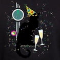 thumbnail image 3 of CafePress - Chat Noir New Years Party Countdown Hoodie (Dark) - Pullover Hoodie, Classic, Comfortable Hooded Sweatshirt, 3 of 4