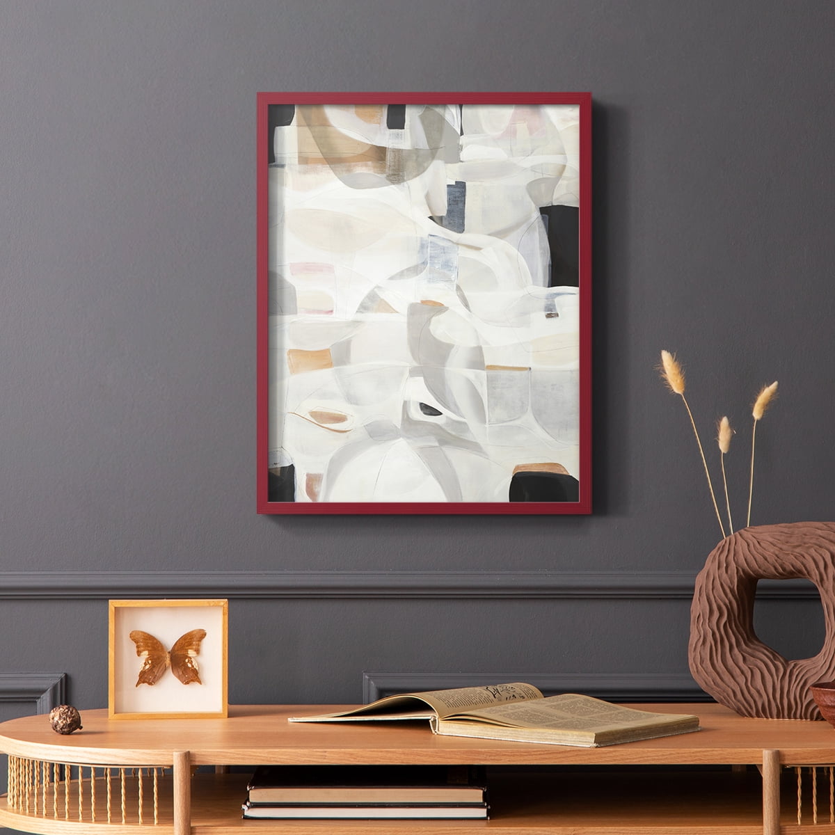 Windswept Framed Print - Solid Wood in Single Picture Frame Solid Wood 2 Framed Print
