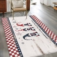 thumbnail image 3 of Independence Day Washable Area Rug 4 x 6 ft American Dwarf Country of The Free Brave Celebration, Soft Non Slip Rugs Stain Repellent Indoor Felt Carpet for Living Dining Room Bedroom Home Office, 3 of 9