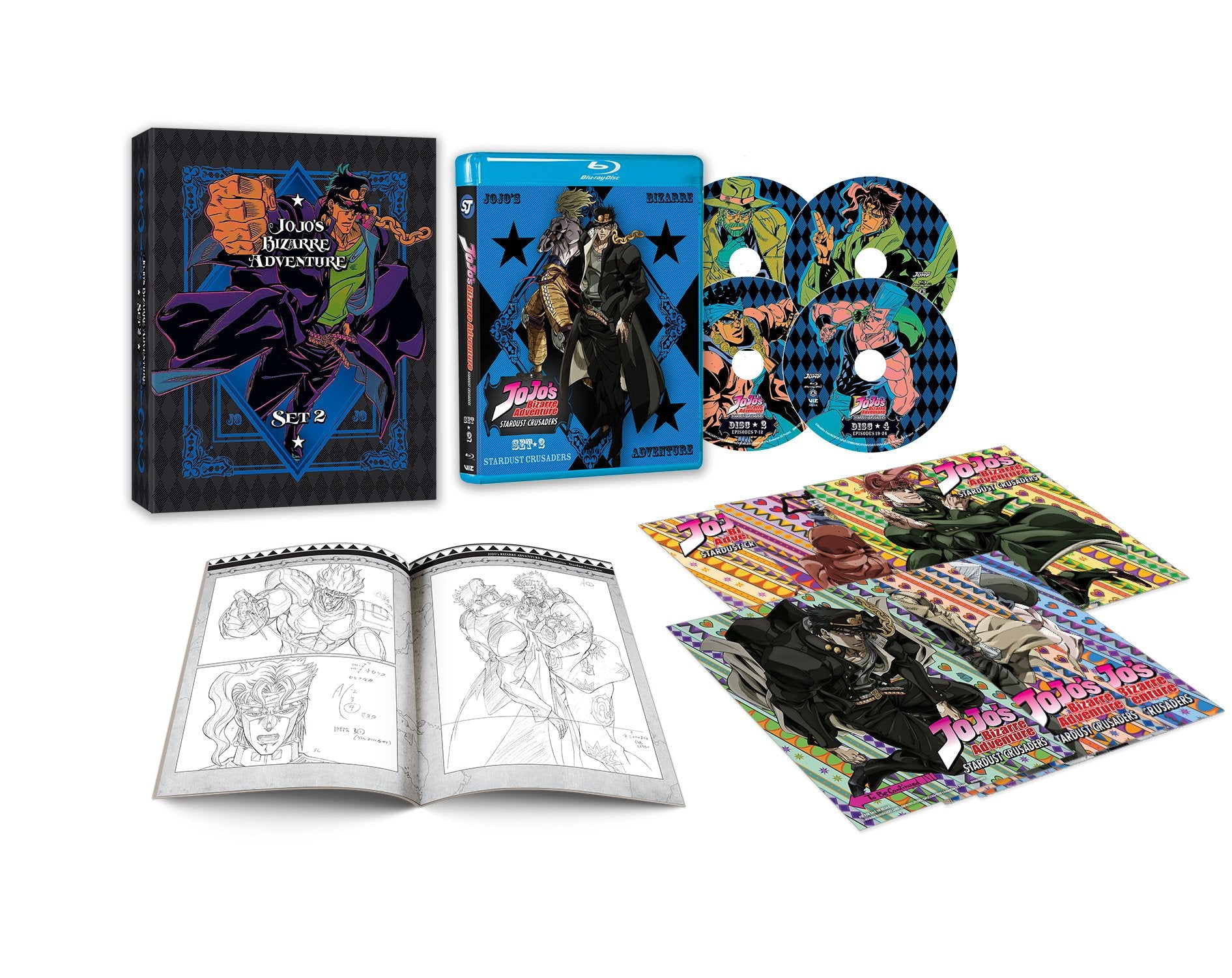 JoJos Bizarre Adventure Golden Wind Set 2 Blu-ray