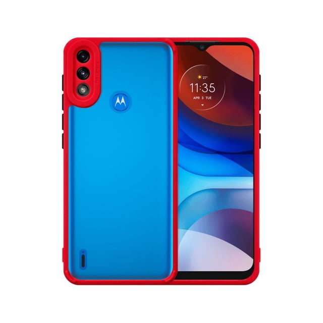 Funda Acrigel Contorno Color Uso Rudo para Moto E7 Power