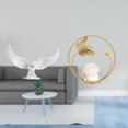 thumbnail image 2 of QSTDGVPW Angel Crystal Wing Resin Figurine Sculpture Ornament for Office Housewarming Bookshelf Hallway Desktop Fireplace Bedroom Living Room, 2 of 8