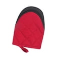 thumbnail image 2 of Mitt de horno corto anti -empuñadura múltiple múltiples calefacción portátil Guante de cocina aislada accesorio de cocina para barbacoa de microondas Rojo, 2 of 8