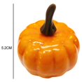 thumbnail image 2 of Injueey Decoración de calabaza de Halloween simulada, 12 Uds., para simulación interior o exterior, Halloween Artificial Kits de decoración para fiestas Numero 3, 2 of 6