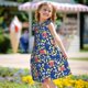 thumbnail image 5 of Fotbe Cute Popcorn Vestido de Dormir para Niñas de 3 a 10 Años, Mangas Cortas, Estilo Princesa, Pijama Camisón con Mangas Voladas-X-Large, 5 of 6