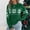 Green, variant on SYMOID Womens Red Christmas Knit Sweater - Soft Acrylic Festive Snowflake Pullover, Long Sleeve Ribbed Hem, Relaxed Fit for Holiday Parties & Daily Winter Wear (S-XL),Size L