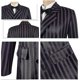 thumbnail image 4 of Disfraces de Gomez para adultos, paquete de 4 trajes de cosplay de la familia Addams, disfraz de Halloween para hombre, 4 of 5