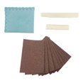 thumbnail image 2 of Juego de archivos de tuercas de sillín para puente de guitarra, diapasón de guitarra, herramienta Luthier, diapasón de guitarra Estilo A perfke limas para pulir trastes, 2 of 9