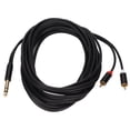 thumbnail image 3 of Cable macho Maleto RCA, 6,35 mm a 2 RCA RCAY Cable divisor Cable RCA Los mejores materiales, 3 of 9