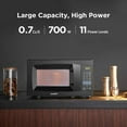 thumbnail image 4 of COMFEE` EM720CPL-PMB Countertop Microwave Oven with Sound On/Off, ECO Mode and Easy One-Touch Buttons, 0.7cu.ft, 700W, Black, 4 of 5