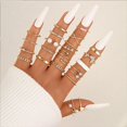 thumbnail image 3 of HAHDAXIA Stocking Stuffers for Teens Gold Stackable Rings Set for Women Vintage Knuckle Rings for Teen Girls Midi Rings Pack Statement Bohemian Stacking Rings for Women Multiple Rings Pack, 3 of 7