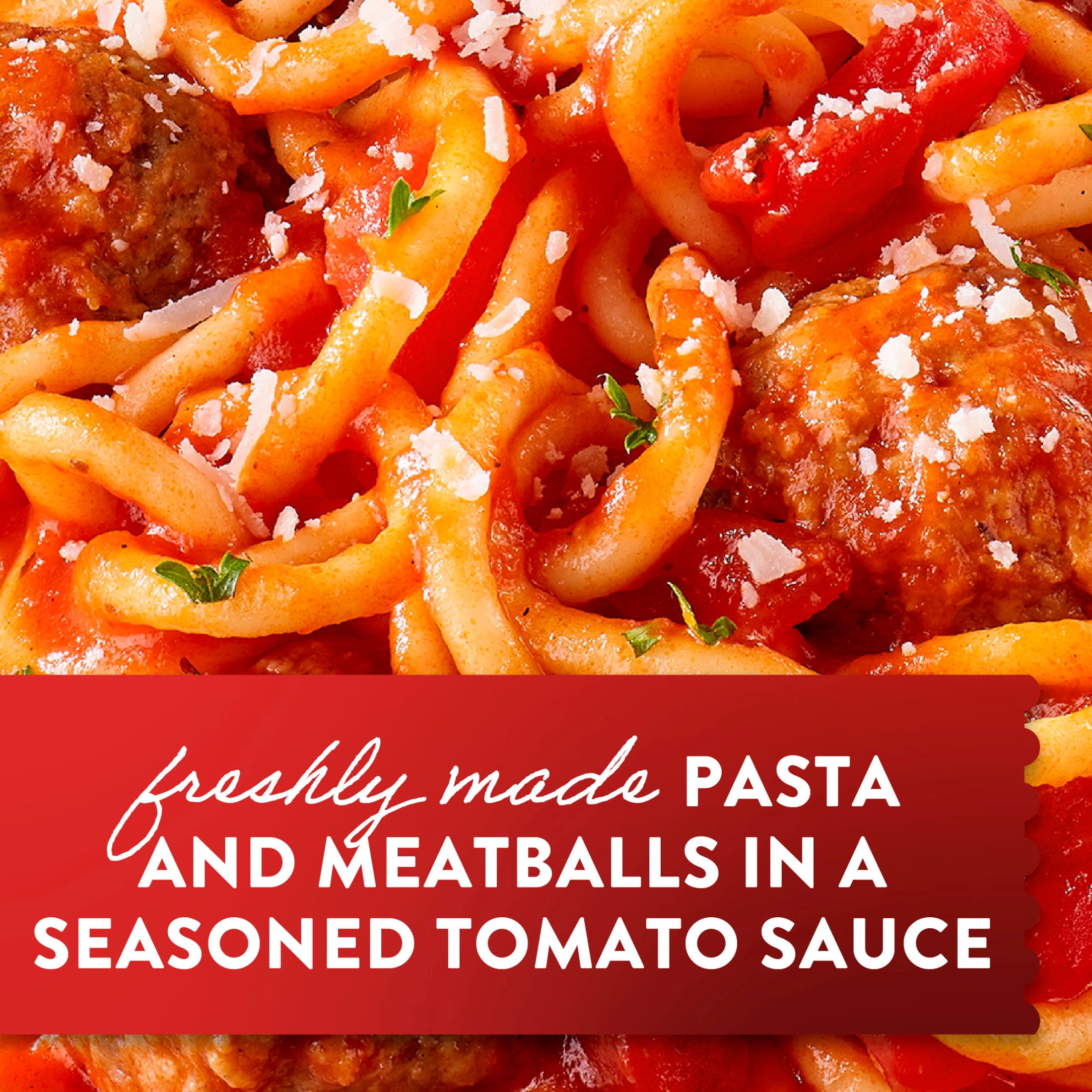 Stouffer's Spaghetti with Meatball, Single Serve, Frozen Entrees for One, Ready to Cook Easy Dinners, Protein Frozen Meals 12.625 oz