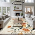 thumbnail image 3 of 8'x10' Area Rugs, Vintage Spring Indoor Outdoor Area Rug for Living Room Bedroom, Pastoral Summer Botanical Floral Washable Bathroom Rugs Kitchen Floor Carpet Mats Home Decor Aesthetic, 3 of 8