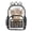 Highland Cow with Flowers, variant on PVC Transparent Backpacks Clear Backpack for Travel and Outings Cheetah and Jungle Leaves