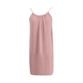 thumbnail image 4 of Women's Boho Maxi Dress Open Backless Flowy Linen Long Dresses Summer Vacation Sun Dress Pink XL, 4 of 7