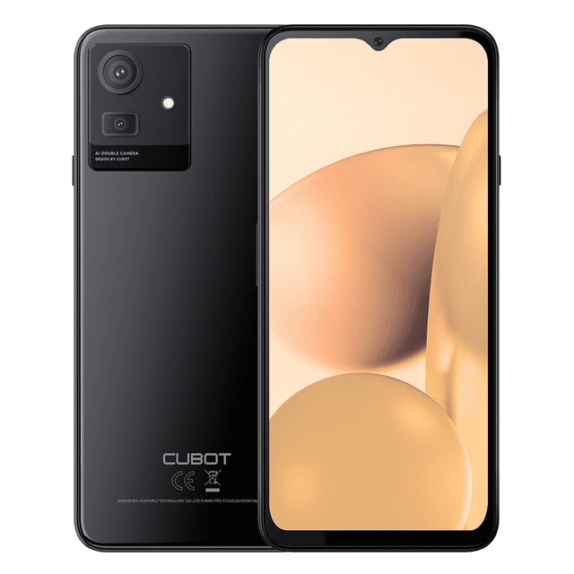 Smartphone CUBOT NOTE 50 6.56'' HD 8GB RAM 256GB ROM Android 13 Batería 5200mAh Negro
