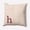 Cranberry, variant on Simply Daisy 16" x 16" Modern Monogram Indoor/Outdoor Polyester Throw Pillow, Autumn Gold