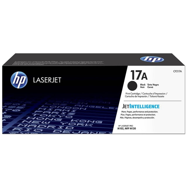 Cartucho de tóner HP 17A Negro Laserjet Original CF217A