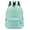 czb# Mint Green229, variant on CUZIBR Boys Backpack Lightweight Solid Color Side Mesh Water Bottle Holders Comfortable Casual Student Back To School For Kids Teens Bookbag