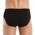 thumbnail image 4 of Men's Blackspade 9311 Silver Micro Modal Low Rise Brief (Black XL), 4 of 4