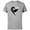 Athletic Heather, variant on Descendants 3 Mal Heart Dragons Motif - Short Sleeve Cotton T-Shirt for Adults -Customized-Athletic Heather