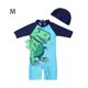 thumbnail image 4 of Soidarity Traje de baño para niño Sombrero Niño Dibujos animados Impreso Ropa de playa Dibujos animados Impreso Ropa de playa Traje de baño Traje de Deportes acuáticos M Soidarity OD001788-02, 4 of 6