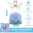 thumbnail image 2 of Regalos de rosa de ángel, rosa en cristal, regalos para mamá, abuela, mujer, novia, día de San Valentín, cumpleaños, decoración del hogar, 2 of 5