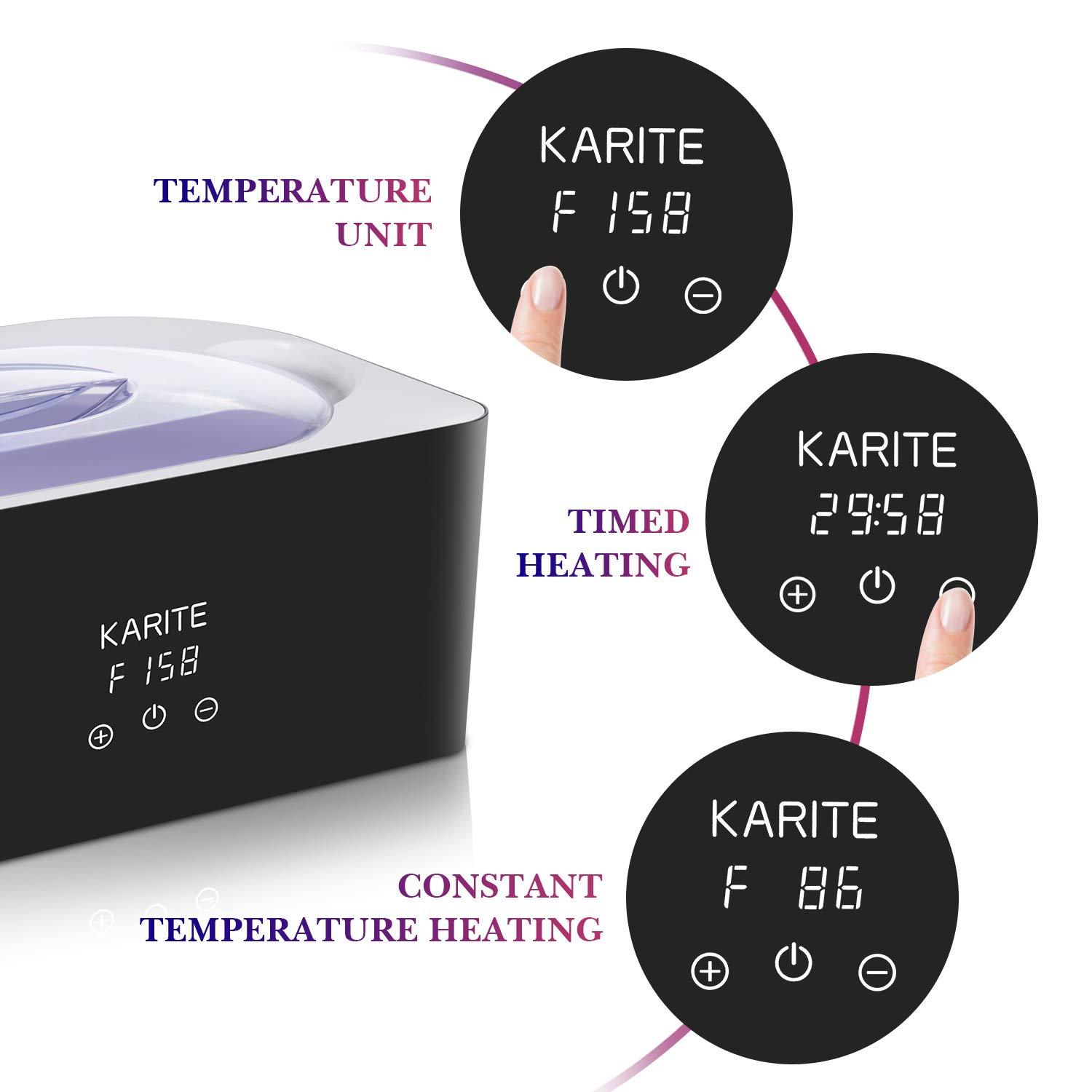 Paraffin Wax Machine for Hand and Feet - Karite Paraffin Wax Bath 4000ml Paraffin Wax Warmer Moisturizing Kit Auto-time and Keep Warm Paraffin Hand Wax Machine - image 4 of 8