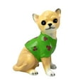 thumbnail image 2 of Estatua de perro de simulación, modelo de perro decorativo, figura de animal adorable y creativa, miniaturas, decoración para el hogar, patio, oficina Estatua de Chihuahua, 2 of 8