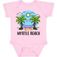 thumbnail image 3 of Inktastic Summer Vacation in Myrtle Beach Boys or Girls Baby Bodysuit, 3 of 5