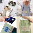 thumbnail image 5 of Dteck Zipper Wallet Case for iPhone 16 Pro Max,Magnetic Leather Card Slots Case with Hidden Mirror Shockproof Kickstand Flip Cover with Crossbody Shoulder Strap,Green, 5 of 8