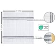 thumbnail image 2 of Mainstays Cotton Striped Dishcloths, 4-Pack, Gray and White, 12x12 Inch, 2 of 6