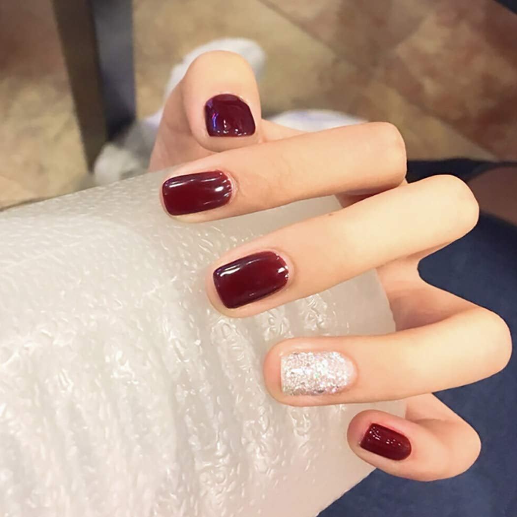Featured image of post The Best 30 Acrylic Red Nails Square