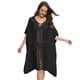 thumbnail image 1 of Vestido Holgado de Crochet para Mujer, Talla Grande, para Verano Negro Talla Única, 1 of 8