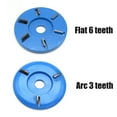 thumbnail image 3 of SENRISE Milling Cutter Tool Woodworking Turbo Blade Safety for Woodworking Carving Polishing Arc/Flat Teeth Blue, 3 of 6