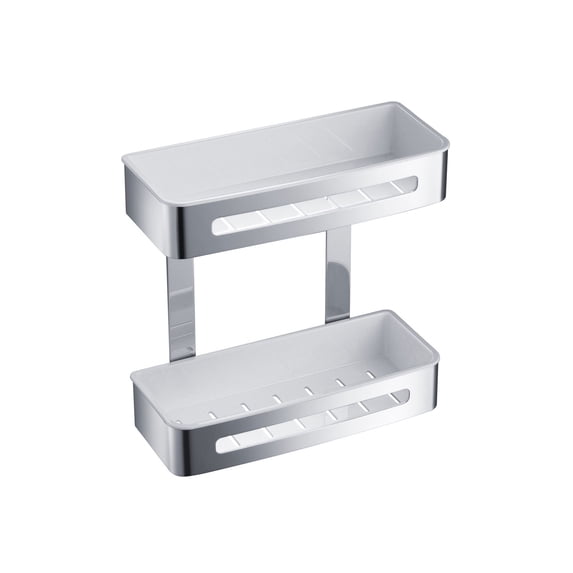 Chrome Bathroom Hardware Accessory Wall Mounted Front Basket