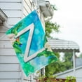 thumbnail image 3 of America Forever Summer Flowers Birds Monogram House Flag Letter Z 28 x 40 inches Hummingbird Calla Lily Spring Floral Double Sided Vertical Outdoor Yard Lawn Decorative White Floral House Flag, 3 of 5