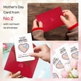 thumbnail image 5 of WaaHome Second Mother’s Day Card - Funny 2nd Mothers Day Gifts from Husband Son Daughter with Envelope Pregnancy Gift for Wife Friend Daughter in Law Mom to Be, 5 of 8