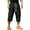 Black, variant on Guitiannn Summer Casual Cargo Shorts Lightweight Breathable Loose Fit Straight Leg Beach Athletic Capri Pants For Outdoor Travel Size 13, Size XL