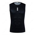 thumbnail image 1 of Ropa interior de ciclismo para hombre, chaleco reflectante de secado rápido, elástico, color blanco, 1 of 4