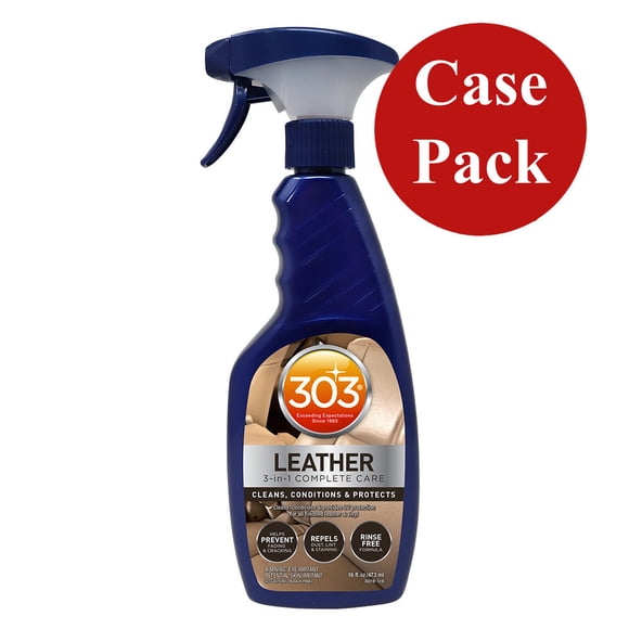 Cuidado completo 3 en 1 de Automotive Leather Care 303, 473 ml x6