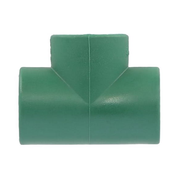 tee reducida central 2 x 2.5 cm verde tuboplus
