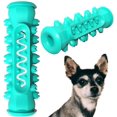 thumbnail image 1 of ZHEBU Juguetes para masticar perros Juguetes para la dentición de cachorros para perros pequeños y medianos Cuidado dental Cepillo de dientes para razas pequeñas Juguetes indestructibles para la limpieza de dientes de perros (Azul1) MFZFUKR LXY16-1, 1 of 5