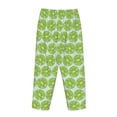 thumbnail image 5 of Daiia Green Lemon Slices Women's Sleep Pant with Pockets and Drawstring,Pajama Pants-Small, 5 of 9