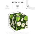 thumbnail image 4 of Fotbe Green Fruit Porta Pañuelos Decorativo de Cuero, Caja Cuadrada Moderna para Pañuelos Faciales, Organizador y Dispensador 5x5x5'', 4 of 7