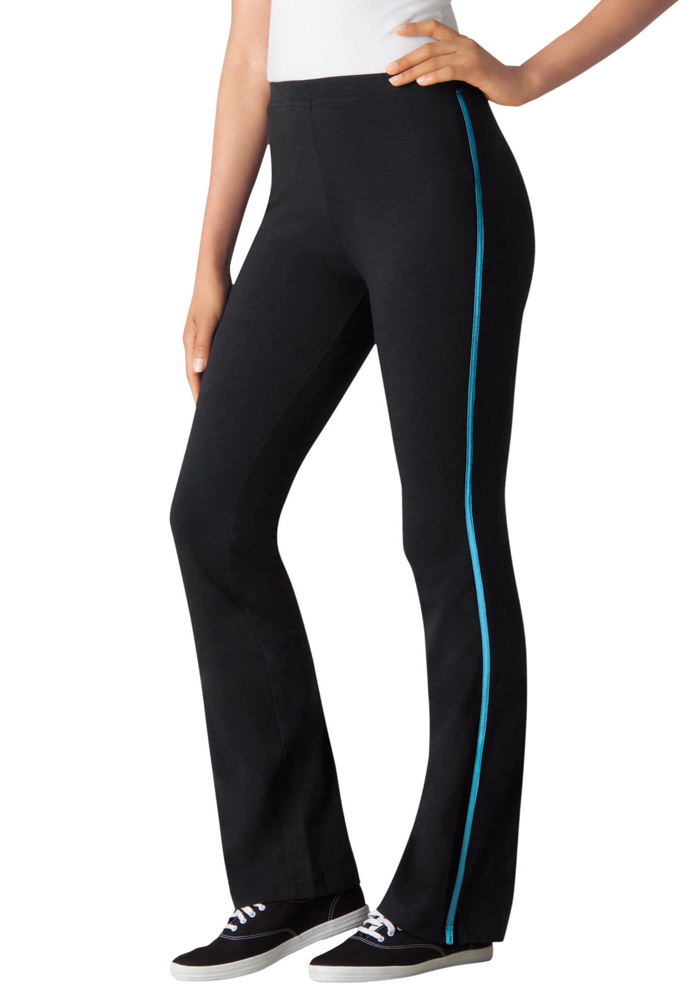 slim bootcut yoga pants