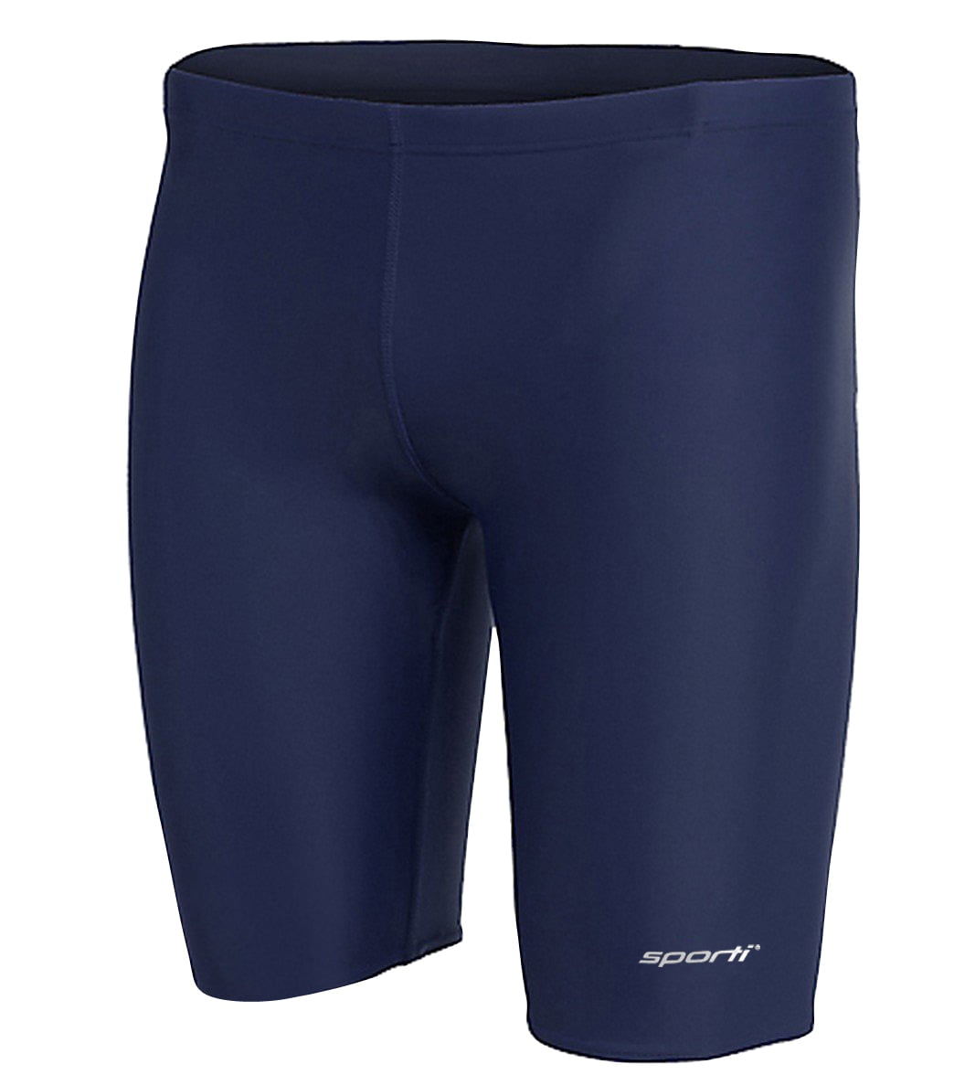 Sporti - Sporti Solid Compression Jammer Swimsuit (26, Navy) - Walmart ...
